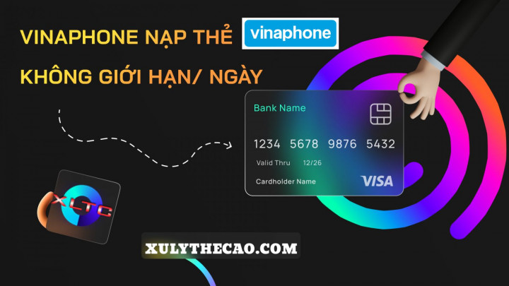 Nạp thẻ cào Vinaphone không giới hạn thẻ 1 ngày